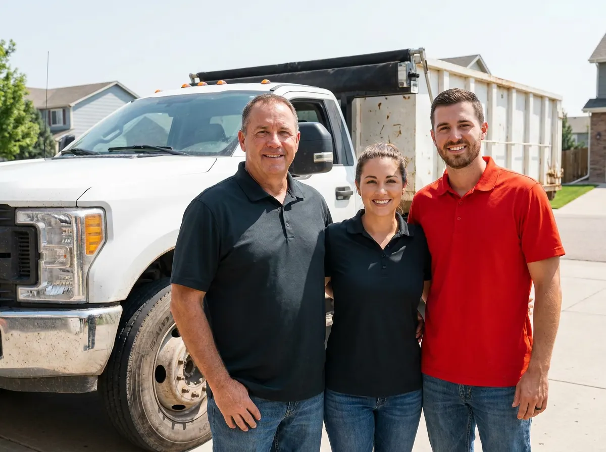 The Sterling Dumpster Rental team, dumpster rental service in Aurora, CO